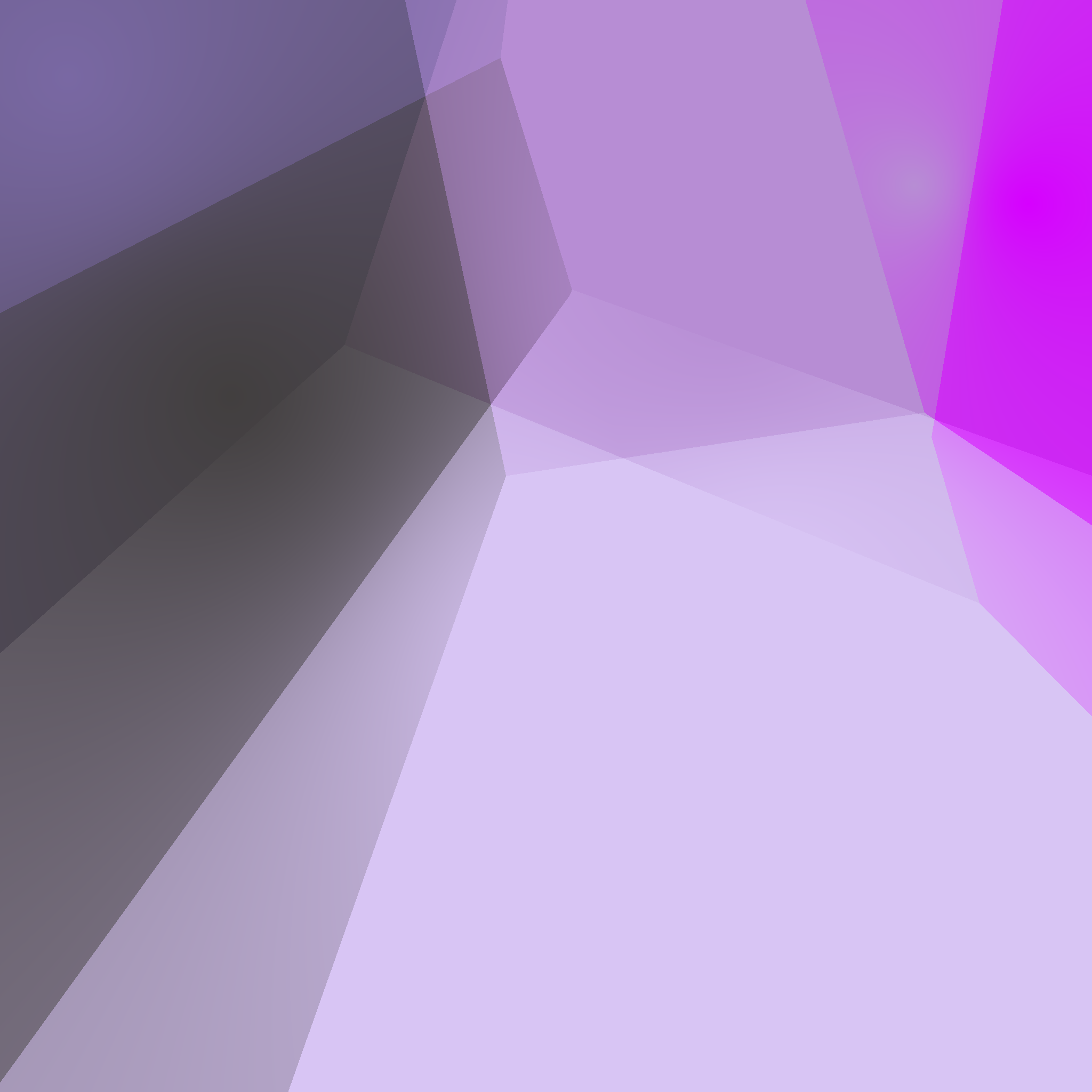 Hazy, overlapping geometric shapes in shades of purple.
