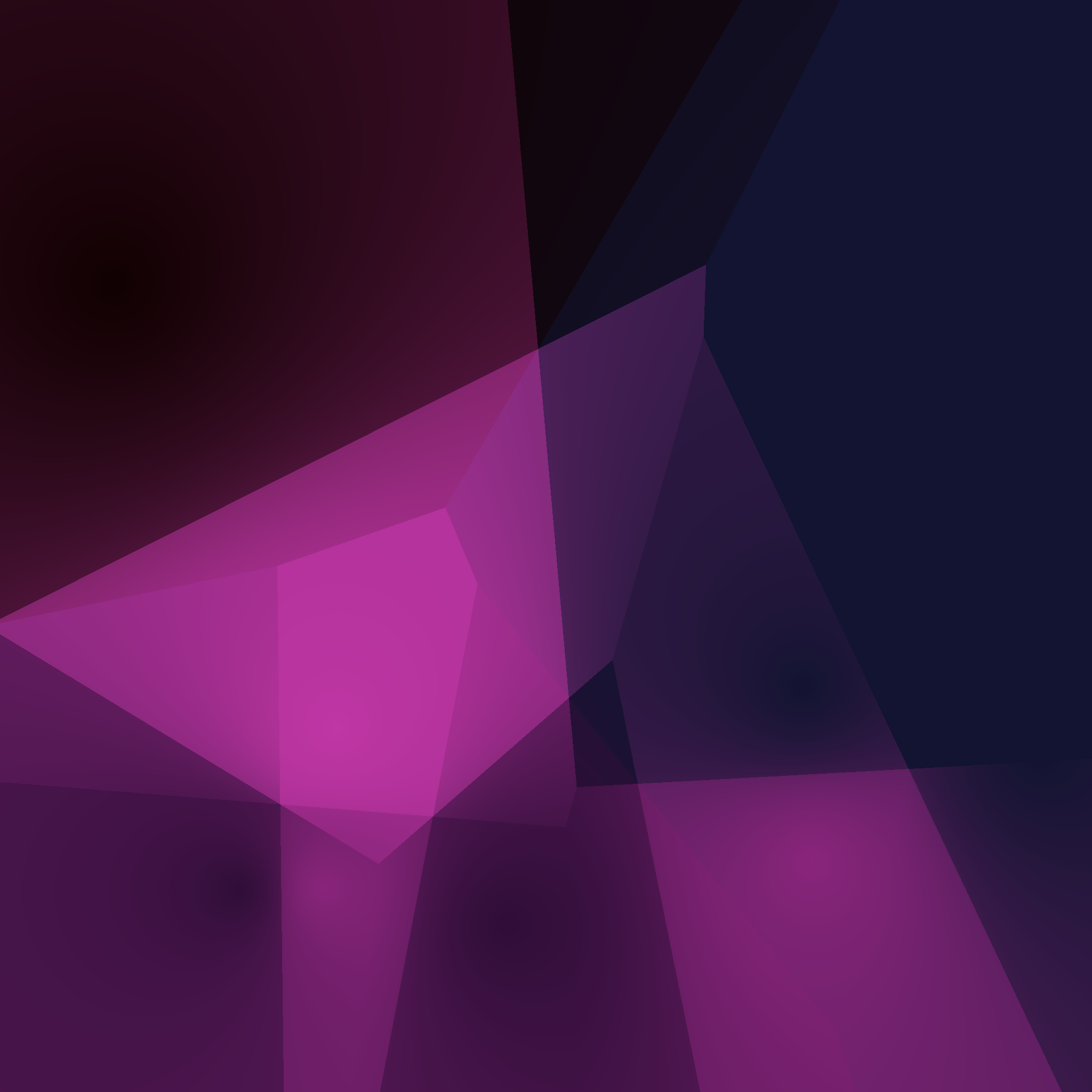 Hazy, overlapping geometric shapes in deep shades of purple.